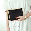 Travel Make Up Bag Cosmetic Case Organizer Zip Wash Toiletry Tote (Black) A