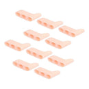 5 Pairs 3 Holes Small Toes Separator Corrector Orthotics Straightener  Skin