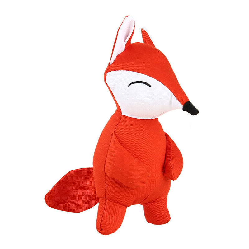 Plush Squeaky Dog Molar Bite Chew Toys Cute Animal Puppy Soft Playing (Red)