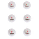 Pack of 6 40mm  Pong Table Tennis Ball Beer Pong Ball for Game White