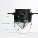 Dripper Cone Stainless Steel Mini Coffee Filter Collapsible Kitchen Home Office