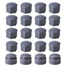 20pc 17mm Wheel Lug Nut Bolt Cap 25mm Locking Types Caps fit for VW Audi Skoda