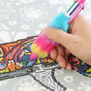Feather Duster DIY Embroidery Diamond Painting Point Drill Pen Random Color