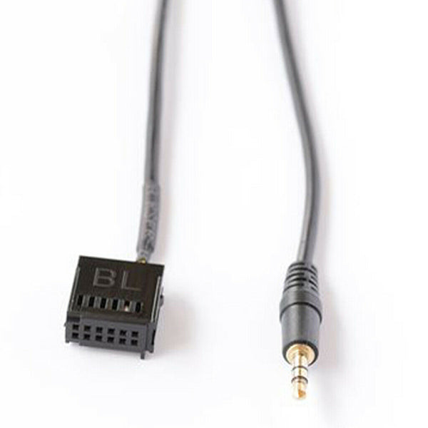Black Auto Vehicle AUX Cable AUX Receiver Adapter For FORD FOCUS