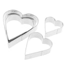 5pcs/set Heart Shape Cookie Cutter Cake Decorating Tools Fondant Fondant Can Gw