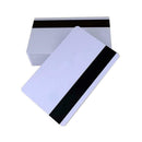 10pcs PVC PLASTIC BLANK WHITE CREDIT CARD 30 MIL With Stripe Magnetic Loco Z1G6