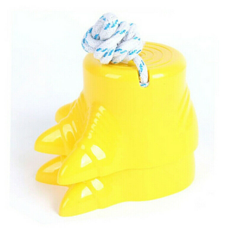 1Pc Feet Children Adjustable Stilts Dinosaur Foot Game Pot Set B3Q7