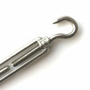 Turnbuckle Wire Strainer Tensioner Hook Eye Zinc Plated 6MM (pack 3) L3Z1