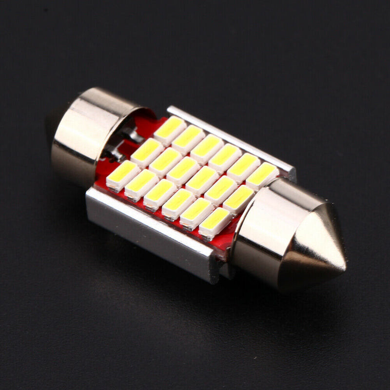 31mm 18SMD Double Pointed High Light Car 3014 LED Decoding Reading Light A