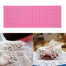 Silicone Lace Mould Sugar Craft Fondant Mat Pad Cake Decorating Baking Tool ECU