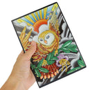 DIY Owl Special Shaped Diamond Painting 50 Page A5 Sketchbook Notebook Gift