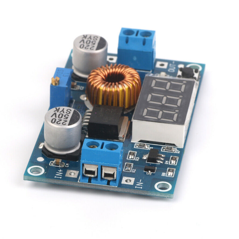 5A 75W DC-DC Adjustable  Adapter Power Supply Module Voltmeter