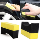 New Car Wheel Tire Waxing Polishing Compound Washing Sponge Cleaning Pad Brush