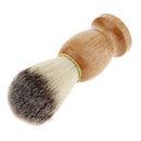Men Gift Synthetic Bristle Hair Shaving Brush With Wood Handle Barber Tool