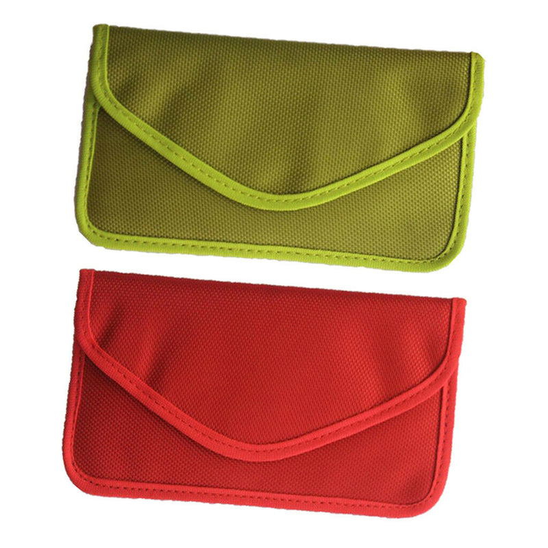 2x Phone Sleeve Pouch, Blocks All Wireless Signals Anti-Spying Shielding Pouch