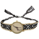 woman National Wind Weave DIY giraffe Bracelet Watch 9