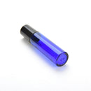 1x Glass Roll-On 10ml empty Fragrance Perfume essential Oil Bottle Blue OZ
