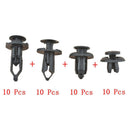 40x Car Body Bumper Push Pin Rivet Retainer Trim Moulding Clip Assortments COW