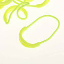 10x Zipper Pulls Cord Rope Ends Lock Zip Slider Replacement 65mm Yellow