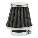 3x 35mm Motorcycles Cone Air Filter Intake Cleaner With Fixing Clip Durable