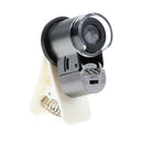 65 X Microscope Magnifier Micro Lens Optical Zoom With LED Light For Phones