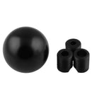 Car Manual Gear Shift Round Ball Knob Shifter Lever Head Aluminum Alloy Black