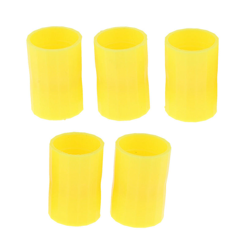 5x Bottle Connectors  Connector Tubes Scientific Experiment Yellow