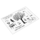 DIY Scrapbooking Transparent Silicone Seal Stamp Sheets Album Card Decor