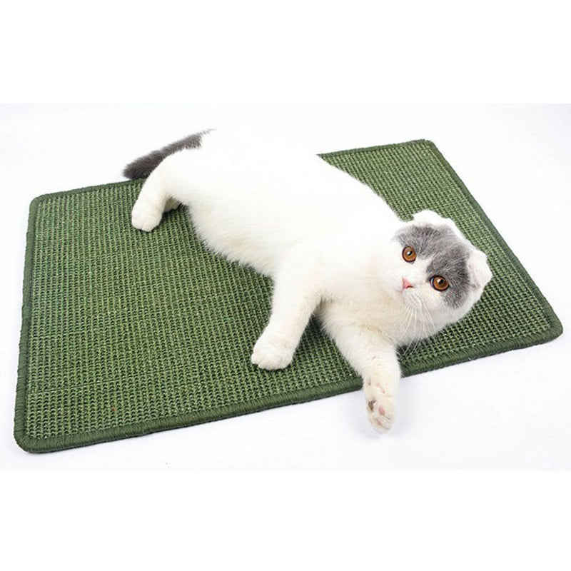 Pet Cat Kitten Scratching Mat Board Natural Sisal Scratcher Sleeping Bed