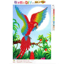 Flower Parrot Diamond DIY Painting Embroidery Cross Stitch Home Decor