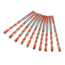 10Pcs Triangle Head Ceramic Glass Tile Drill Bits Set 8mm Spade Drill Bit