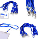 Blue Long Multipurpose Portable Durable Hanging Neck Work Permit Lanyard