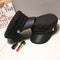 Leather Military Hat  Sailor Hats Flat Top Captain Cap Travel Cadet HatB Hn