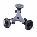1x Black Low angle car with a PTZ Triple-cornered Sucker suction cup for GO
