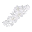 1pc Women Garter Rhinestone Lace Leg Ring Sexy Garters Thigh Wedding Whit OZ