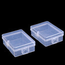 2pcs Transparent Chapter Box Hanging Box Mini Key Photo Boxes Home Storage B Nw