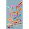 Toddler Car Ramp Toys - Car Race Tracks for Toddlers with 6 Mini Cars