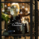 Christmas Snowflake Wall Stickers Snowflake Patterns Glass Window Decoration Gw