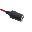 18AWG 12V 24V Car Cigarette Lighter Female Socket Cable Power Plug Adapter