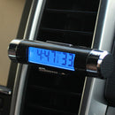 2 in 1 Vent Outlet Clip On Car Blue LED Backlight Digital Temperature and T E4Q4