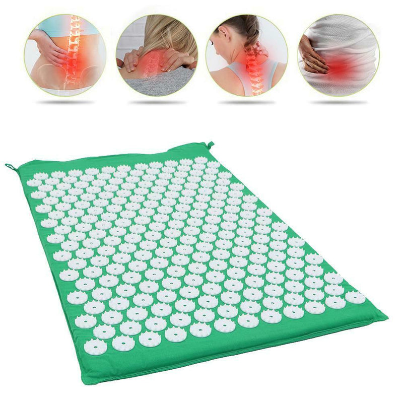 Acupuncture Massager Cushion Relieve Back Pain Spike Yoga Exercise Relax Mat Pad