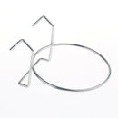 2 Pcs Stainless Steel Food Water Cup Feeder Feeding Dish For Parrot Bird Macaw