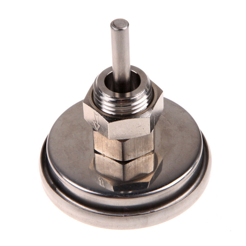 1/2"Stainless Steel Thermometer for a Moonshine Still Condenser or Brew Pot A