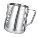 Stainless Steel Milk Coffee Pitcher Latte Espresso Frothing Scale Jug 600ml