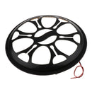 10" Car Speaker Horn Grill Decorative Cover Waterproof Black with Light