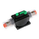 Car Stereo Audio Fuse Holder Inline Inverter 15A DC12V/24V/32V Car Push Button