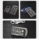 12 in 1 Camping Survival Card Multitool Hook Fork Saw for Outdoor Hunting