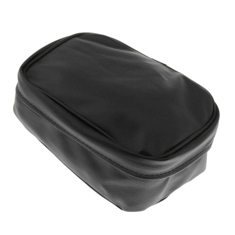 2 Pieces Black Motorcycle Rear Back Seat Waterproof Luggage Carrying Bag Tool