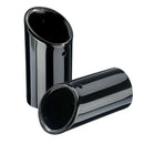 2X Tail Exhaust Tip Pipes Titanium Black for BMW E90 E92 325 328I 3 Series