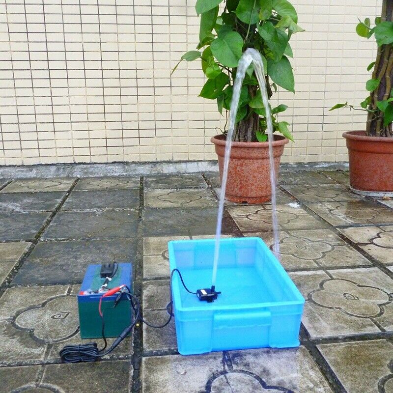 Ultra-Quiet Water Pump 240L/H Lift 300Cm Dc12V Brushless Water Oil Pump for